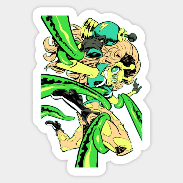 Alien girl Sticker by Rafchu